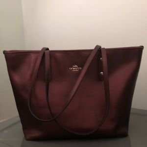 Coach tote bag, wallet and cosmetics bag